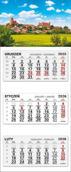 Kalendarz trójdzielny 2026 (22) ZAMEK