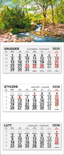 Kalendarz trójdzielny 2026 (24) WODOSPAD