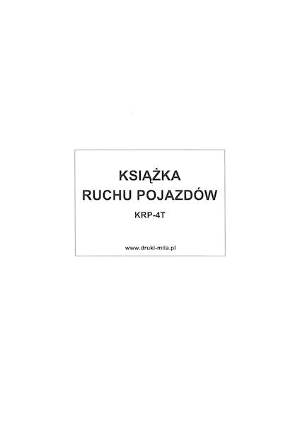 Książka ruchu pojazdów A4 100k. tw. opr.