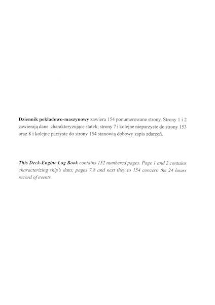 Dziennik pokładowo-maszynowy A4 twarda opr.