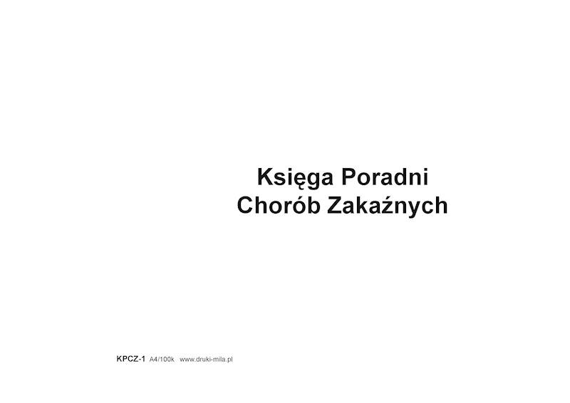 Księga poradni chorób zakaźnych