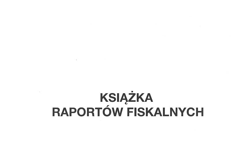 Książka raportów fiskalnych KRF-1 A4 100k.tw.opr.