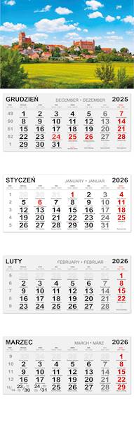Kalendarz czterodzielny 2026 (22) ZAMEK