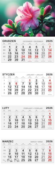Kalendarz czterodzielny 2026 (18) LILIA