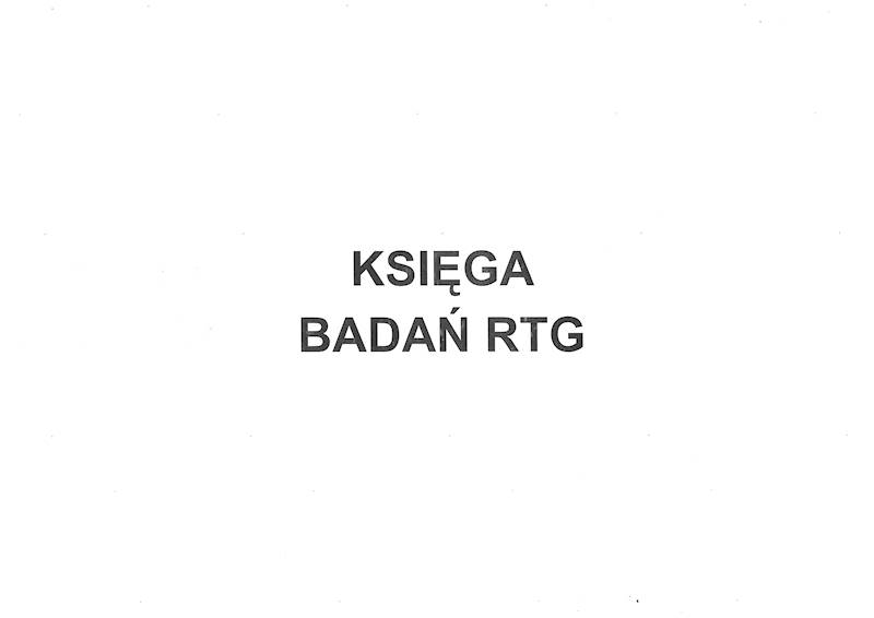 Księga badań RTG A4 100k. spiralowany