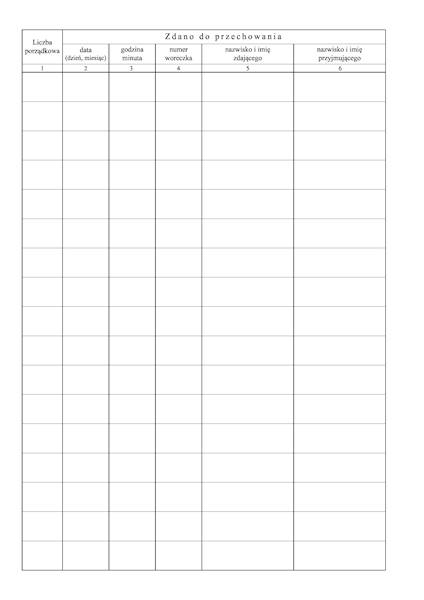 Książka zdawczo-odbiorcza kluczy KZOK-4 A4 100k. t