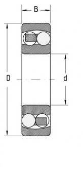 Łożysko 1210 CODEX 50x90x20