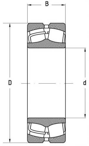 Łożysko 22310 KMBW33 CODEX 50x110x40