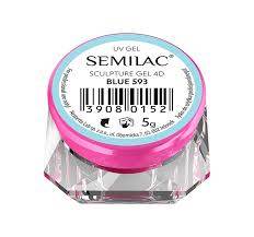 Semilac SCULPTURE GEL 4D BLUE plastelina 593 5g