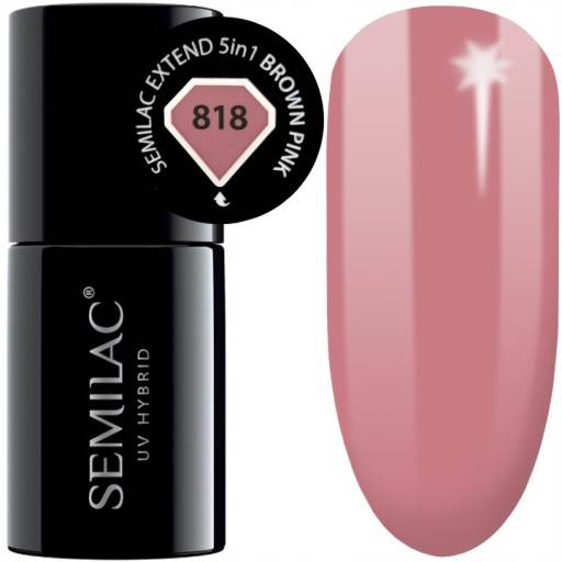 Semilac Extend Base 5w1 Soft Beige 818 7 ml