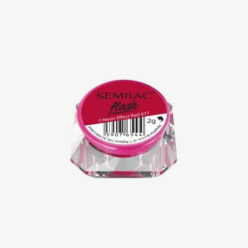 Semi FLASH Neon Effect Red 677