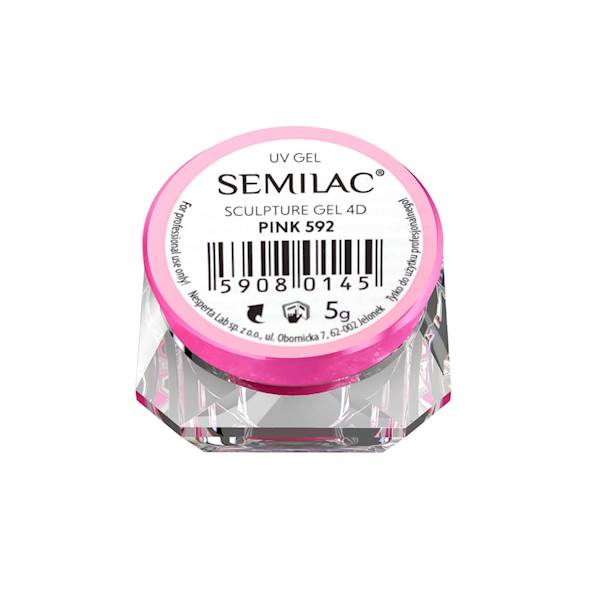 Semilac SCULPTURE GEL 4D PINK plastelina 592 5g