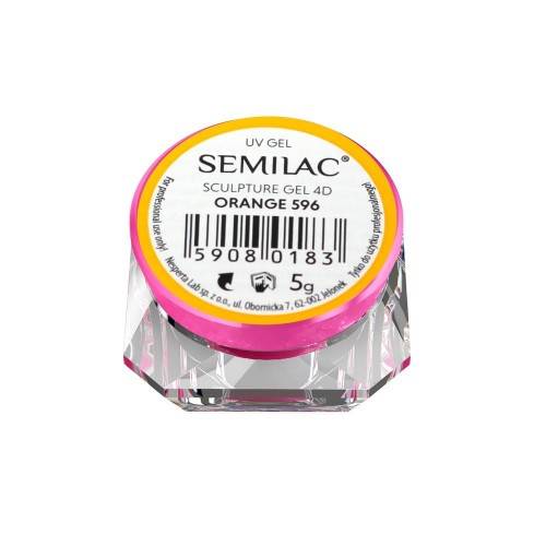 Semilac SCULPTURE GEL 4D ORANGE plastelina 596 5g