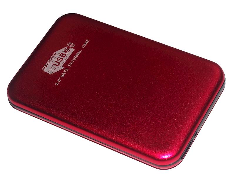 Obudowa 2,5" BANDIT BP25Y USB 3.0 czerwona