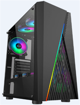 Obudowa Gamer BANDIT BPA3 USB 3.0 ARGB  b.zas