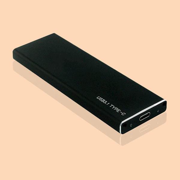 Obudowa M.2 BANDIT POWER USB 3.1  czarna