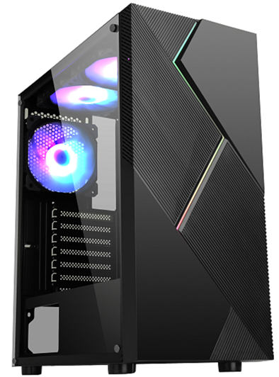 Obudowa Gamer BANDIT BPA1 USB 3.0 ARGB  b.zas