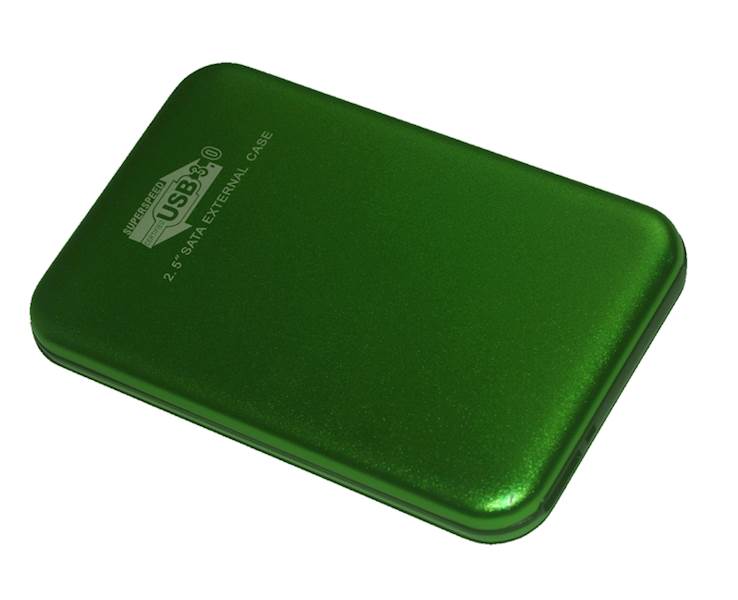 Obudowa 2,5" BANDIT BP25Y USB 3.0 zielona