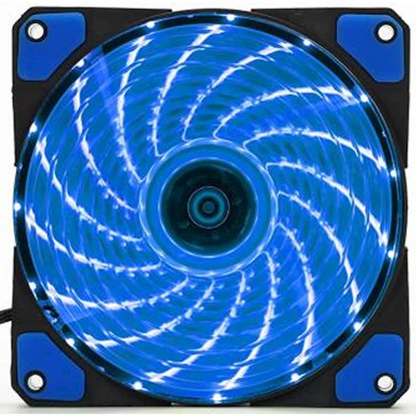 Wentylator 12cm 33 x led 4+3pin niebieski