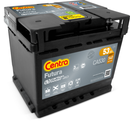 Akumulator Centra 53AH 540A FUTURA P+