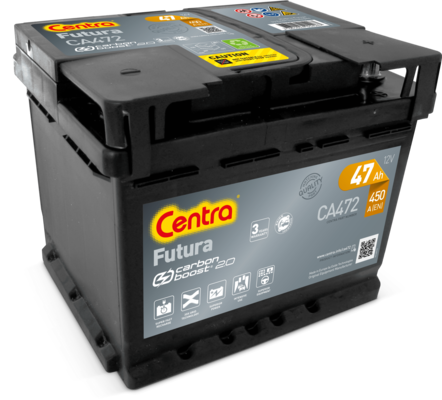 Akumulator Centra 47AH 450A FUTURA P+