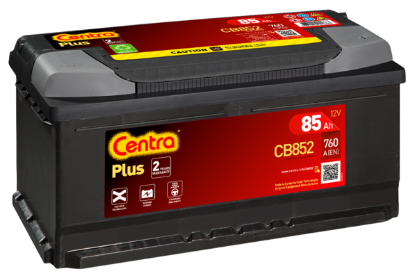 Akumulator Centra 85AH 760A PLUS P+