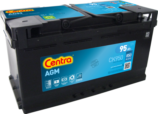 Akumulator Centra 95AH 850A 12V P+ START-STOP PLUS