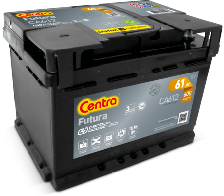 Akumulator Centra 61AH 600A FUTURA P+