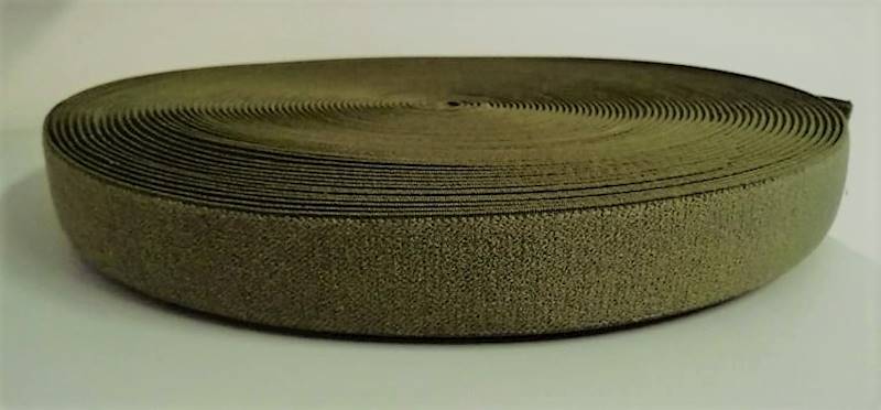 Guma szelkowa khaki "frotka" - 35mm - 25mb/opak.