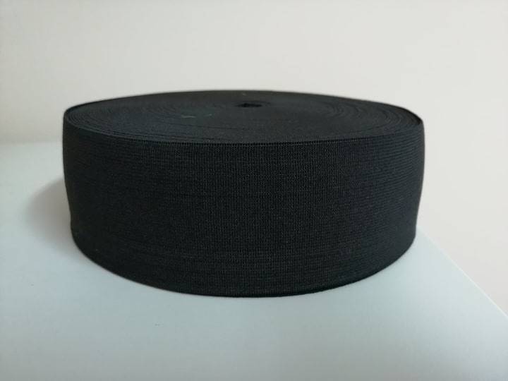 Guma tkana czarna - 60mm - 25mb