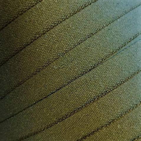Taśma bawełniana płócienna - 13mm - khaki - 100mb/