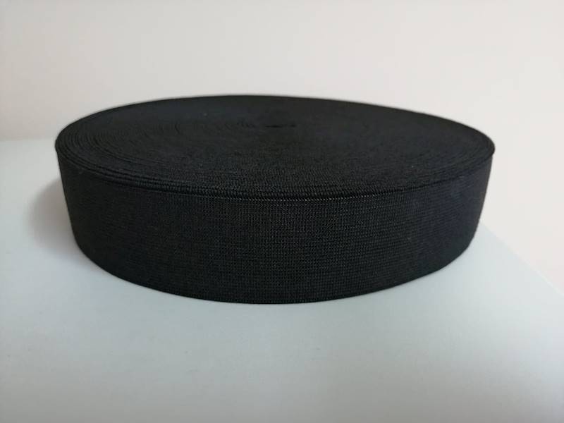 Guma tkana czarna - 40mm - 25mb