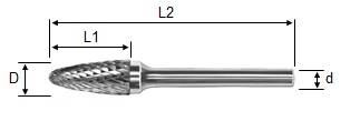 Frez Pilnikowy F1225X6-T24-HD łukowy-zaokrągl RBF