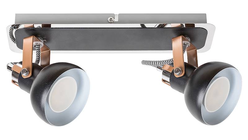 Lampa spot BALZAC 2xGU10 czarny 5610 RABALUX