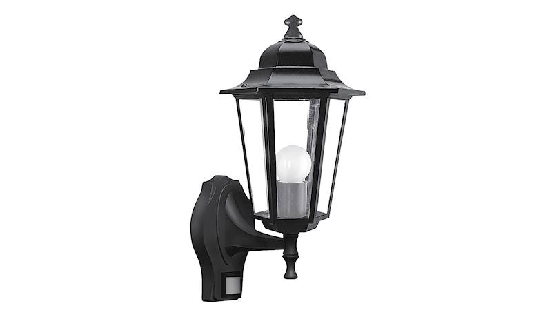 Kinkiet ogrodowy PEKING z czujnikiem czarny  1xE27 60W 8217 RABALUX