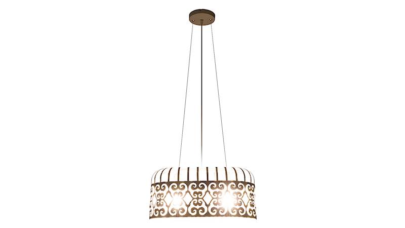 Lampa wisząca ALESSANDRA biała 2xE27 2162 RABALUX