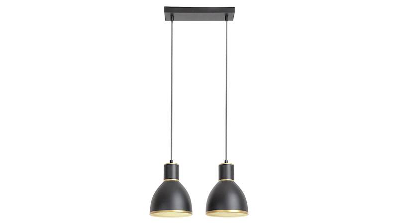 Lampa wisząca MACKENZIE czarna/złota 2xE27 5603 RABALUX
