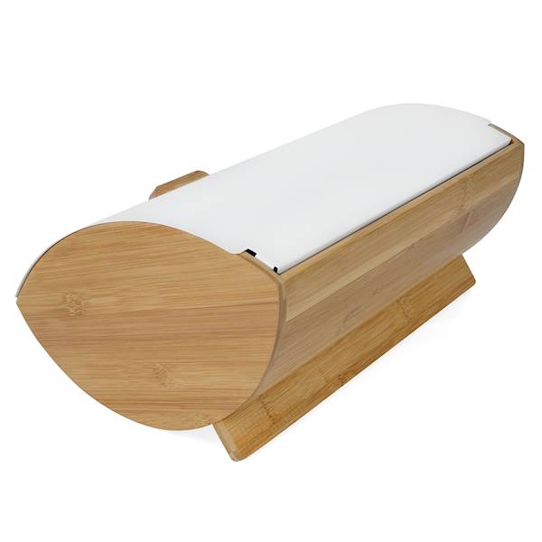 Chlebak COSMIC bambusowy/biały + pojemniki x3 kawa/herbata/cukier  KONIGHOFFER