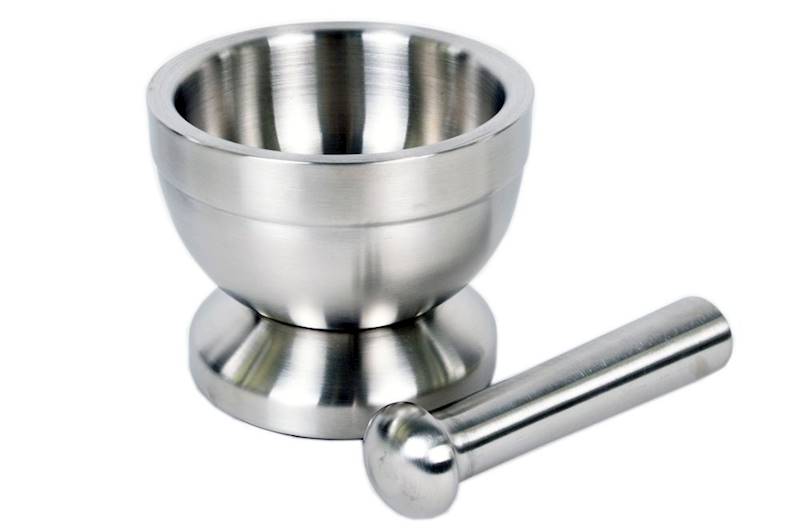 Moździeż stalowy inox z tłuczkiem OD1309