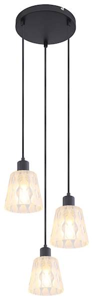 Lampa plafon wisząca Jarina czarna 5333 Rabalux