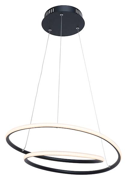 Lampa wisząca LED Meridia czarna 40W 3257 Rabalux