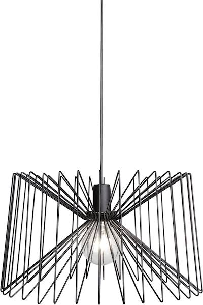 TE.6768 OPR.NESS BLACK I ZWIS 1xE27 CZARNE DRUTY