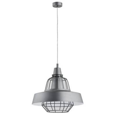 Lampa wisząca Tamaris grey 1xE27 szara 60250 ALFA
