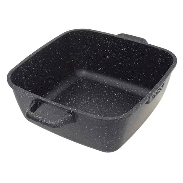 Garnek SEREY Greblon kwadratowy 24/11cm 4,5L z pokrywą i aromatyzerem OD1988 ODELO