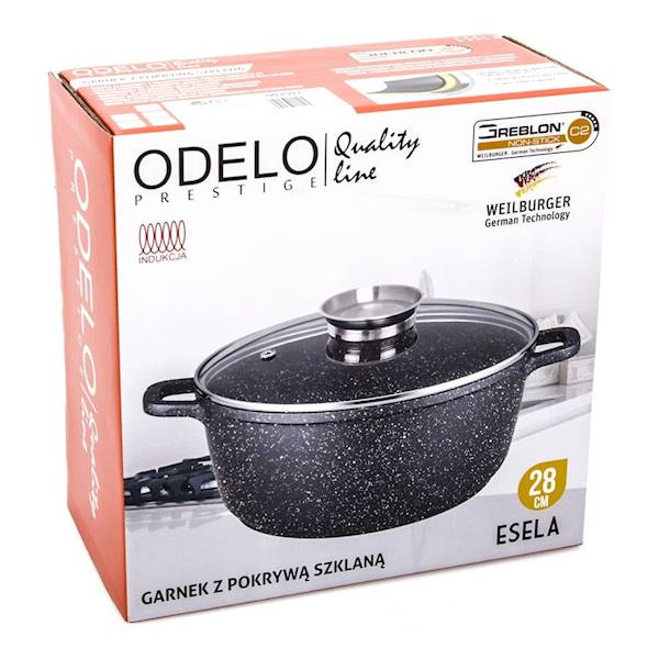 Garnek ESELA okrągły 5,0L 28/12cm OD1984 ODELO
