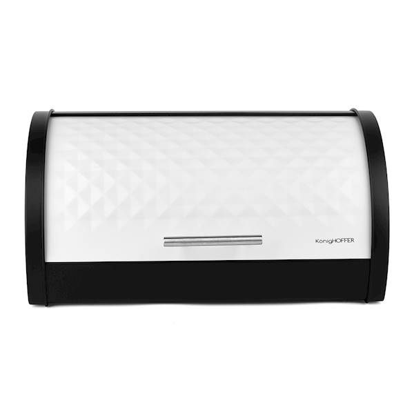 Chlebak  Sinus biało-czarny 38x28,5x18,5cm  KonigHOFFER
