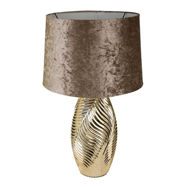 Lampa na komodę SENA/2/LAMP/01 19x64cm złota 390414 EUROFIRANY