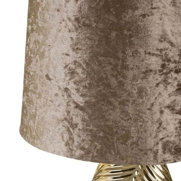 Lampa na komodę SENA/2/LAMP/01 19x64cm złota 390414 EUROFIRANY