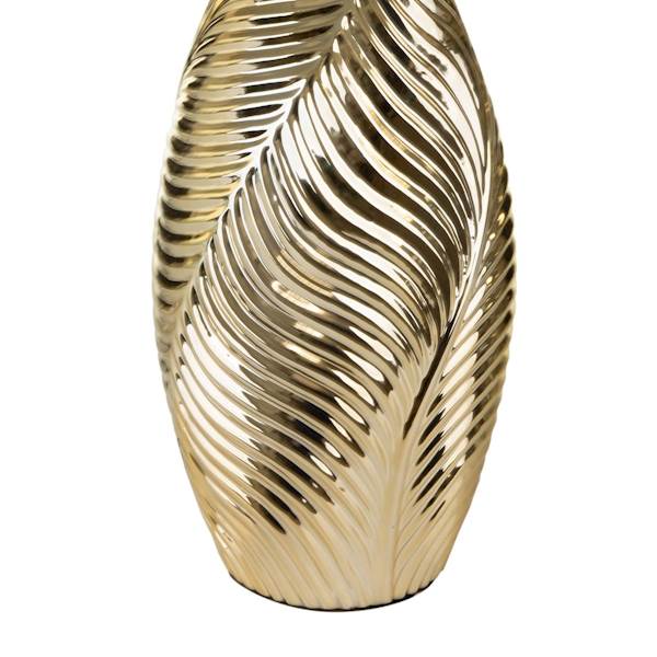 Lampa na komodę SENA/2/LAMP/01 19x64cm złota 390414 EUROFIRANY