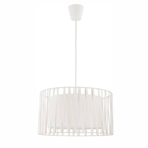 TK.1633 OPR. HARMONY WHITE WISZĄCA 1xE27 BIAŁA